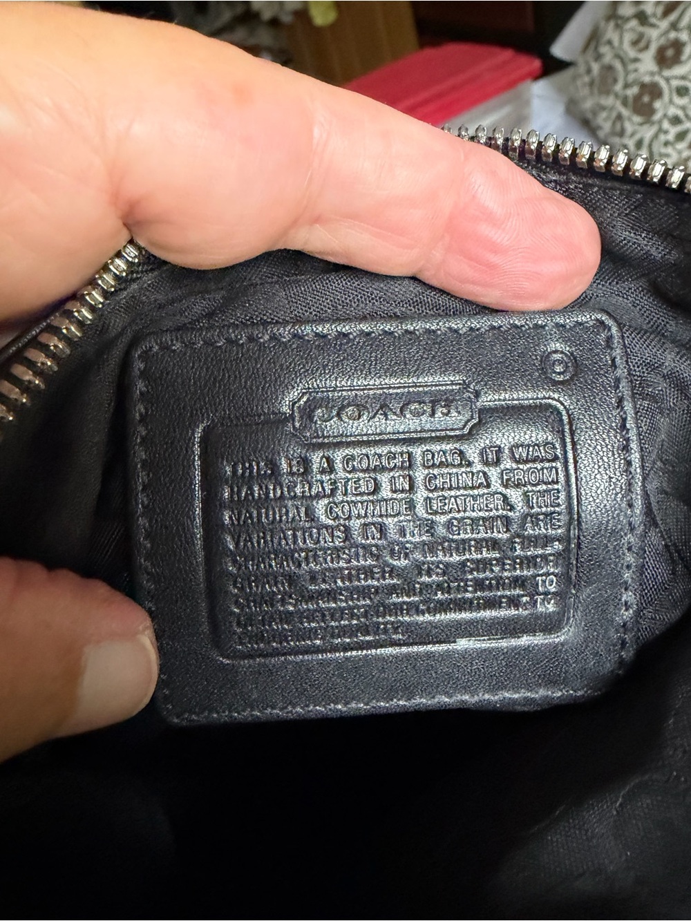 COACH CROSSBODY SWING PACK WITH GROMMET DETAIL -BLACK - Picture 3 of 5